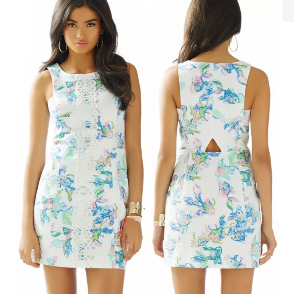 Lilly Pulitzer Cecily Coastal Kiss Shift Dress